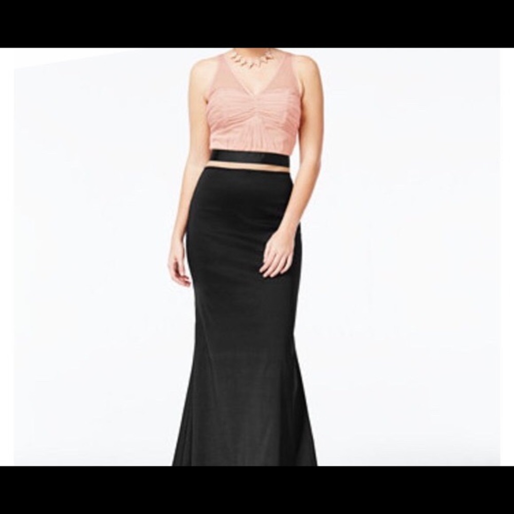 Mermaid style two piece gown. New with tags